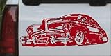 IMAGE OF 16in X 6.2in Red -- Classic Ridge Runner Car Garage Decals Car Window Wall Laptop Decal Sticker