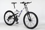 MOUNTAINBIKE MTB FAHRRAD FULLY GOOTER 1.0 WEISS/BLAU