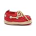 Voberry® Newborn Baby Boys' Premium Soft Sole Infant Prewalker Toddler Sneaker Shoes (0~6 Month, Red)