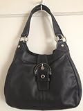 Authentic Coach Red Signature Large Lynn Hobo Handbag 17403 Crimson