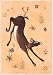 Animals in India Black Deer Doe by Frances Gynn. Size 13.25 inches width by 19.67 inches height. High Quality Art Poster Print