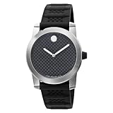 41l0RyAPlHL. SL160  ESQ by Movado Mens 07301377 Octane Black Rubber Strap Red Carbon Fiber Dial Watch
