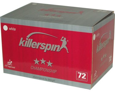 Killerspin 3-Star ITTF Approved Table Tennis Balls, 72-Pack (White) On Sale