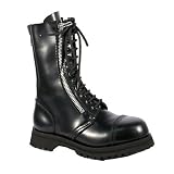 *MACHINIST-I, 12 Eyelets 3 Steel Zipper S/T Calf BT