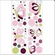 Lambs & Ivy Raspberry Swirl Wall Appliques