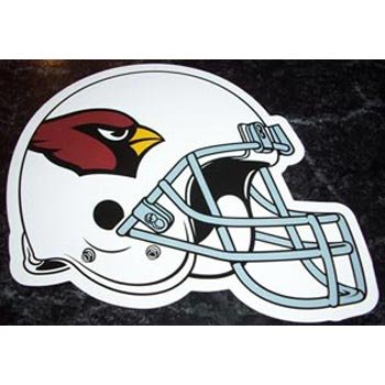 Arizona Cardinals Helmet Logo NFL Car Magnet (Quantity of 1)