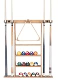 Minnesota Fats Cue and Ball Wall Rack (Oak Finish) by Minnesota Fats
