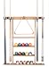 Minnesota Fats Cue and Ball Wall Rack (Oak Finish)