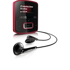 Philips GoGear RaGa 4GB MP3 Player - Red