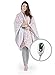 Beautyrest Ultra Soft Sherpa Berber Fleece Electric Poncho Wrap Blanket Heated Throw with Auto Shutoff, 50