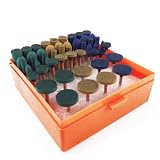 Buy 54pc Universal Rotary Assorted Grit Rubber Polish Accessory Tool Kit For Dremel by World