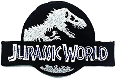 Jurassic World Applique Embroidered Iron on Patch 2.5 X 3.75 Inches