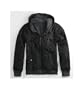 Rvca Mens Deacon Black Reversible Hoodie - Black X Med