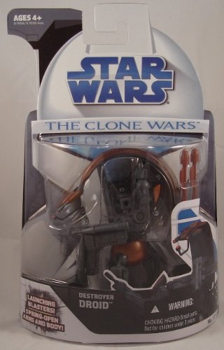 Star Wars Clone Wars Animated Action Figure No. 17 Destroyer Droid