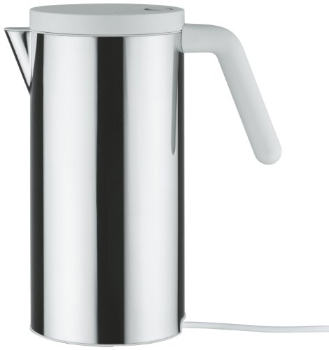 Alessi WA09 W "HOT IT" Elektrische Wasserkessel, 1.4 L, wei&szlig;