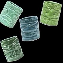 Accoutrements Mini Tiki Mug, Set of 4