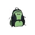 J World Interior-Sleeve Compact Laptop Backpack - Green/ Black