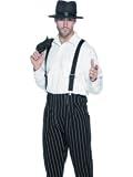 Smiffy's Elasticated Braces - Black