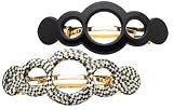 France Luxe Three Circle Barrette - Classic