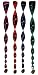 Twister Wind Spiral Spinner with Clear Ball for Weight & Extra Sparkling Look - Assorted Metallic Colors Red, Blue, Purple, Green 28