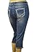 Alfa Global Women's Plus Size Stretch 5 Pocket Capri Pants