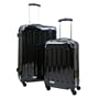 Swiss Case 28" Spinner BLACK Suitcase + FREE Carry-on luggage set