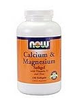 Now Foods Calcium/magnesium + Vitamin D, 120 Softgels (Pack of 2)