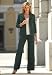 Apparel : Herringbone Pleat-Pocket Pantsuit