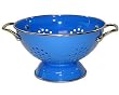 Calypso Basics 1.5 Quart powder coated  Colander, Azure