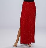 Beaded Evening Skirt - Best seller for Evening, Formal, Holiday, Party, Wedding by Sean Collection (507) Red