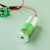 532 nm 50 mW グリーン レーザー ドット モジュール 3.7-4.2 v w/ドライバー + ヒートシンク + 長い作業時間