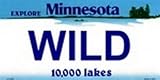 Minnesota State Background License Plates - Wild Plate Tag Tags auto vehicle car front