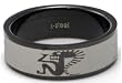 Blackline Tribal Man Design Stainless Steel Ring by BodyPUNKS (RBS-025)