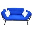 Mali Blue and White Flex Futon