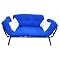 Mali Blue and White Flex Futon