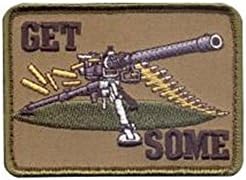 US American Flag Sniper Sheep Dog Warfare Embroidered Hook & Loop Backing Patches (Get Some)