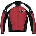 Alpinestars TZ-1 Leather Jacket - 58/Red/White/Black