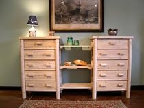 Saratoga 2 Dresser and Shelf Set