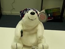 Collectible Coca Cola Brand Bean Bag Plush Polar Bear