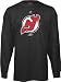 New Jersey Devils -Black- Primary Logo Long Sleeve T-Shirt