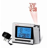 Honeywell PCR325W Weather Projection Clock with Light Detector