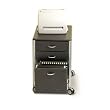 Filing Cabinet in Granite Black Finish By Leda Home Furnishing