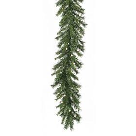6' x 12 Pre-Lit LED Battery Operated Wisconsin Christmas Garland - Clear Lights by Vickerman