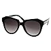 zeroUV - Modern Thick Cat Eye / Horn Rimmed Cross Sunglasses Edgy Retro Style Eyewear