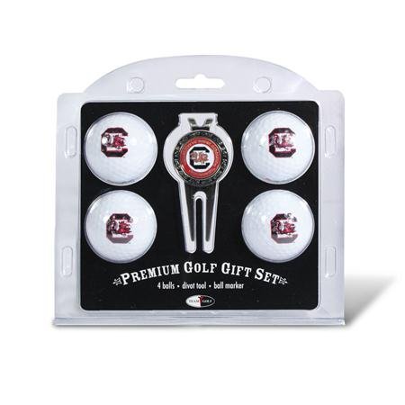 South Carolina Gamecocks Usc Ncaa 4 Team Logo Golf Ball Divot Tool Set