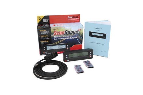 ScanGauge II 3-in-1 Compact Multifunction Vehicle Computer with Customizable Display