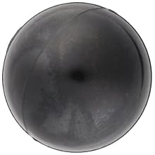 DimcoGray Black Phenolic Ball Knob Female, Brass Insert: 8-32" Thread x 5/16" Depth, 3/4" Diameter x 45/64" Height x 3/8 Hub Dia (Pack of 10)