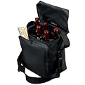 The Wine Enthusiast Weekend Wine Bag - Black