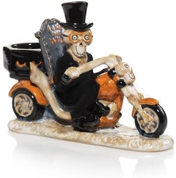 2013 Yankee Candle Boney Bunch Motorcycle Tea Light Candle Holder
