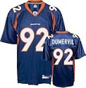 Elvis Dumervil Jersey: Reebok Navy Replica #92 Denver Broncos Jersey